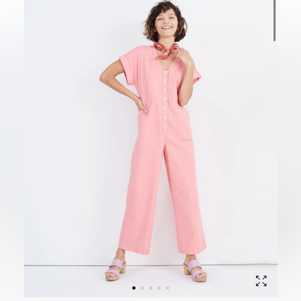Madewell Button-Front Day Jumpsuit